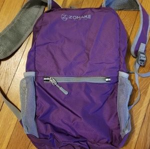 ZOMAKE Purple Ultra Lightweight Packable Backpack